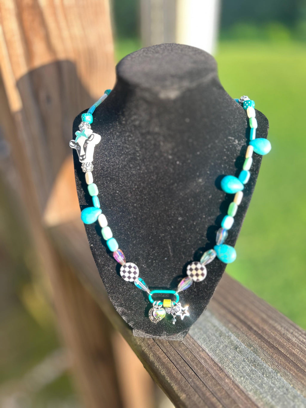 Custom color request|Dopaine necklace | Boho Statement Dopamine Jewelry