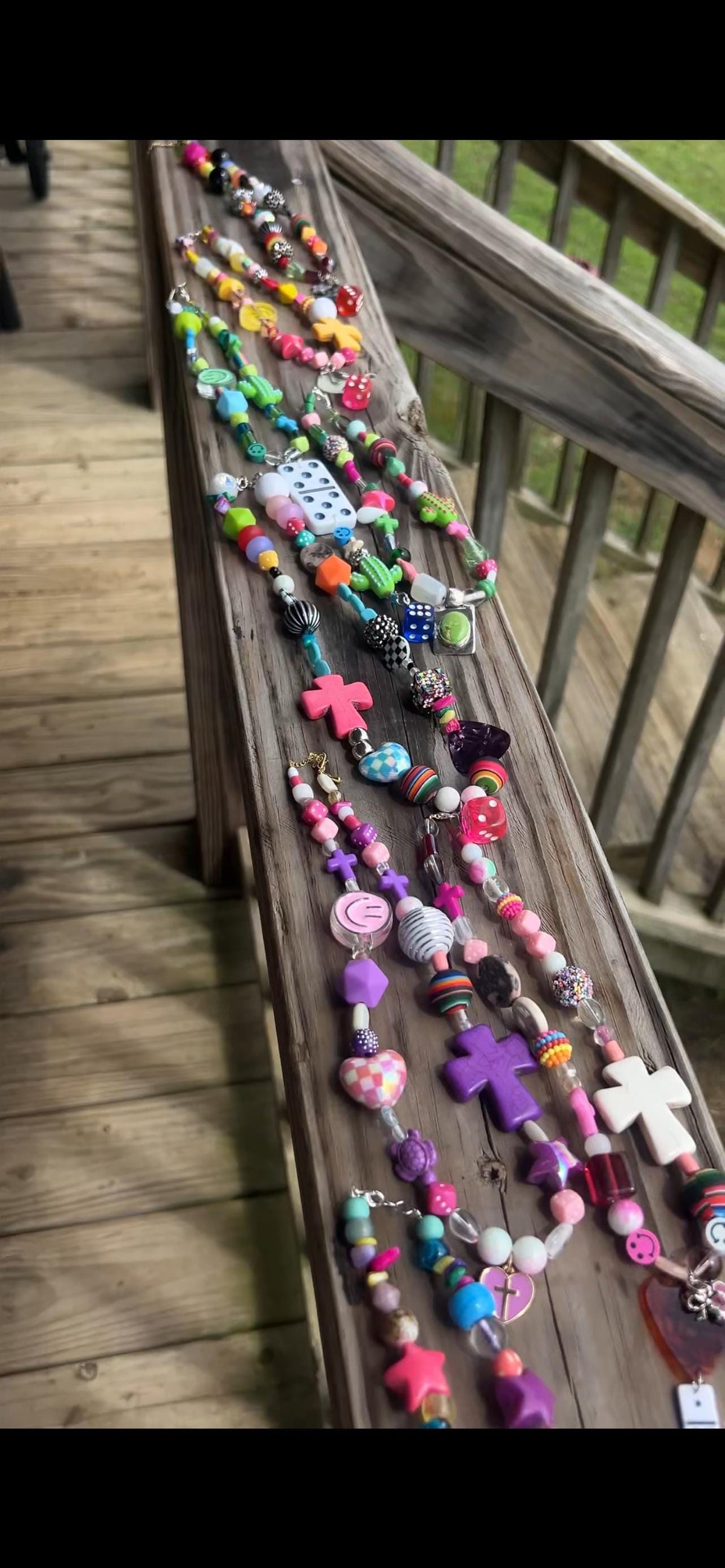 Custom color request|Dopaine necklace | Boho Statement Dopamine Jewelry