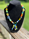Fishy Dopaine necklace | Boho Statement Dopamine Jewelry