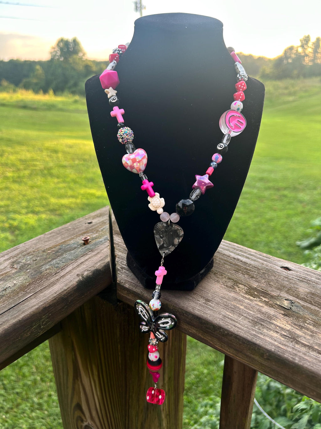 Custom color request|Dopaine necklace | Boho Statement Dopamine Jewelry