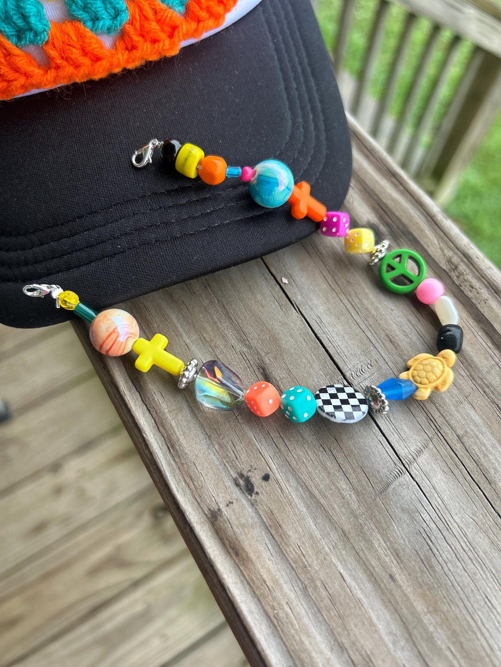 Custom Hat Chain | Boho Statement Dopamine Jewelry