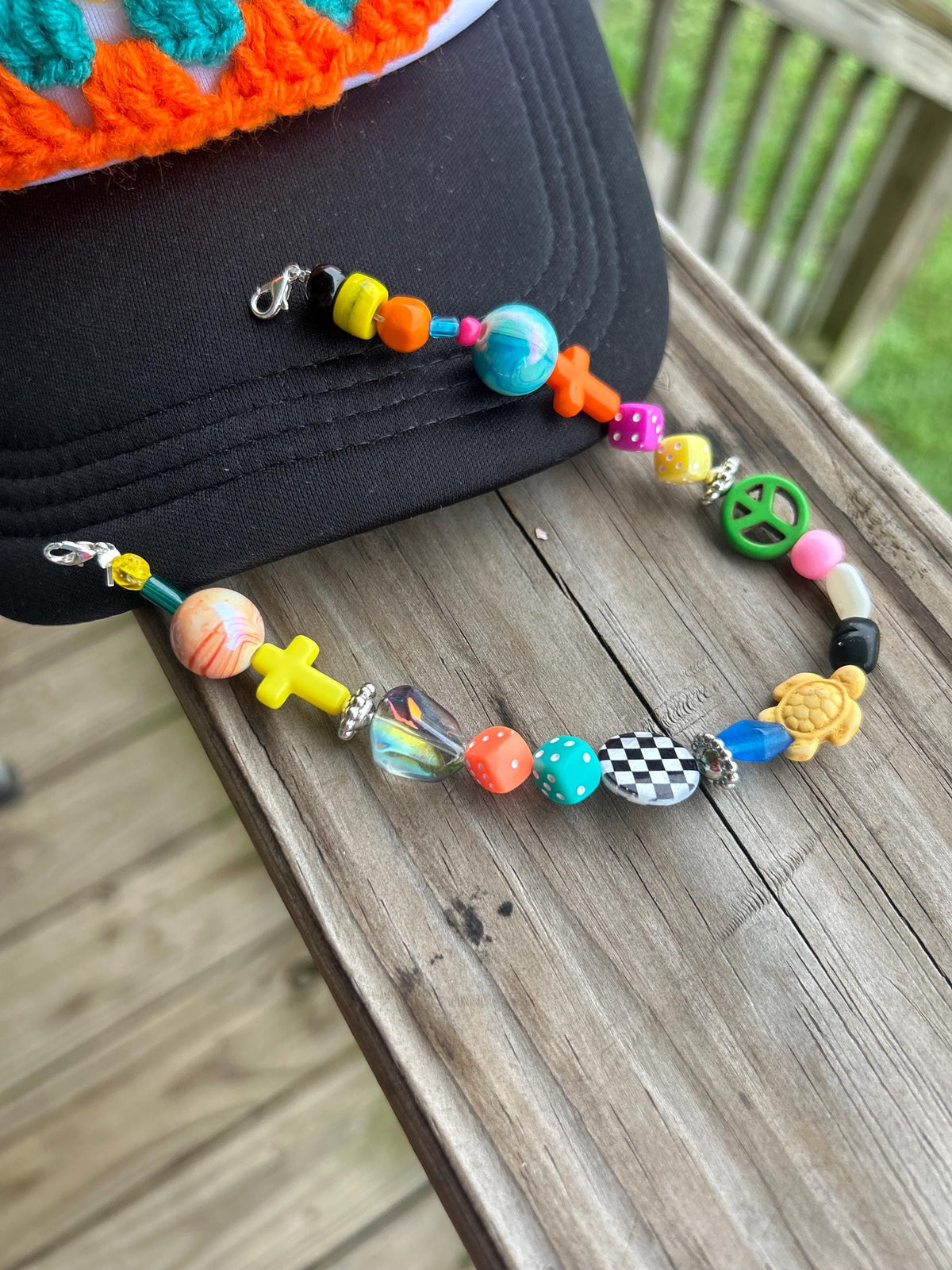 Custom Hat Chain | Boho Statement Dopamine Jewelry