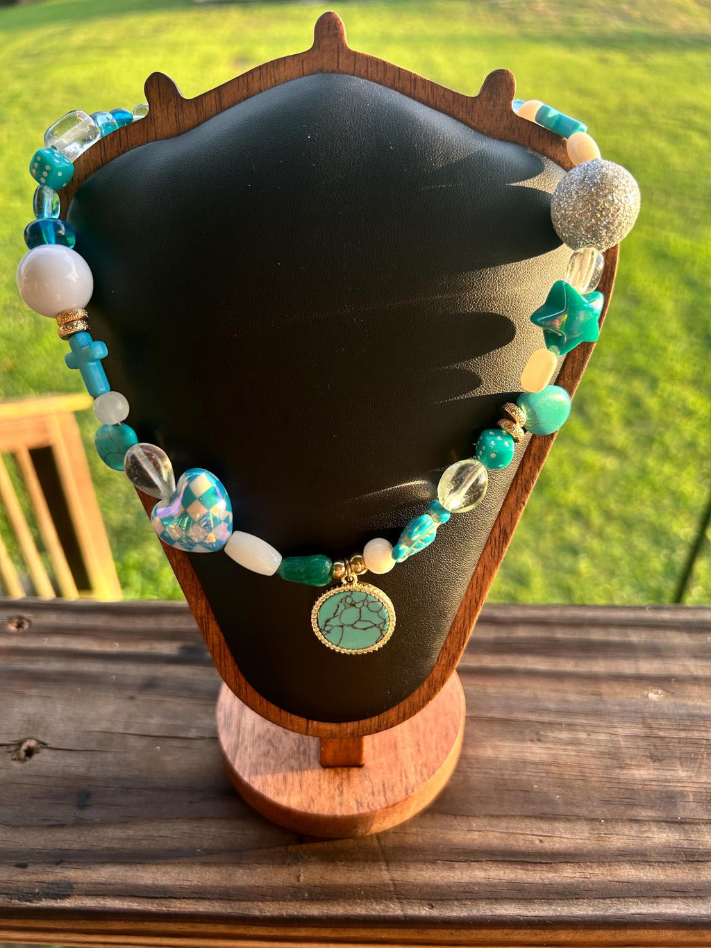 Custom color request|Dopaine necklace | Boho Statement Dopamine Jewelry