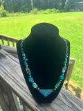 Upcycled Charm Necklace Custom Color Request| Boho Statement Dopamine Jewelry