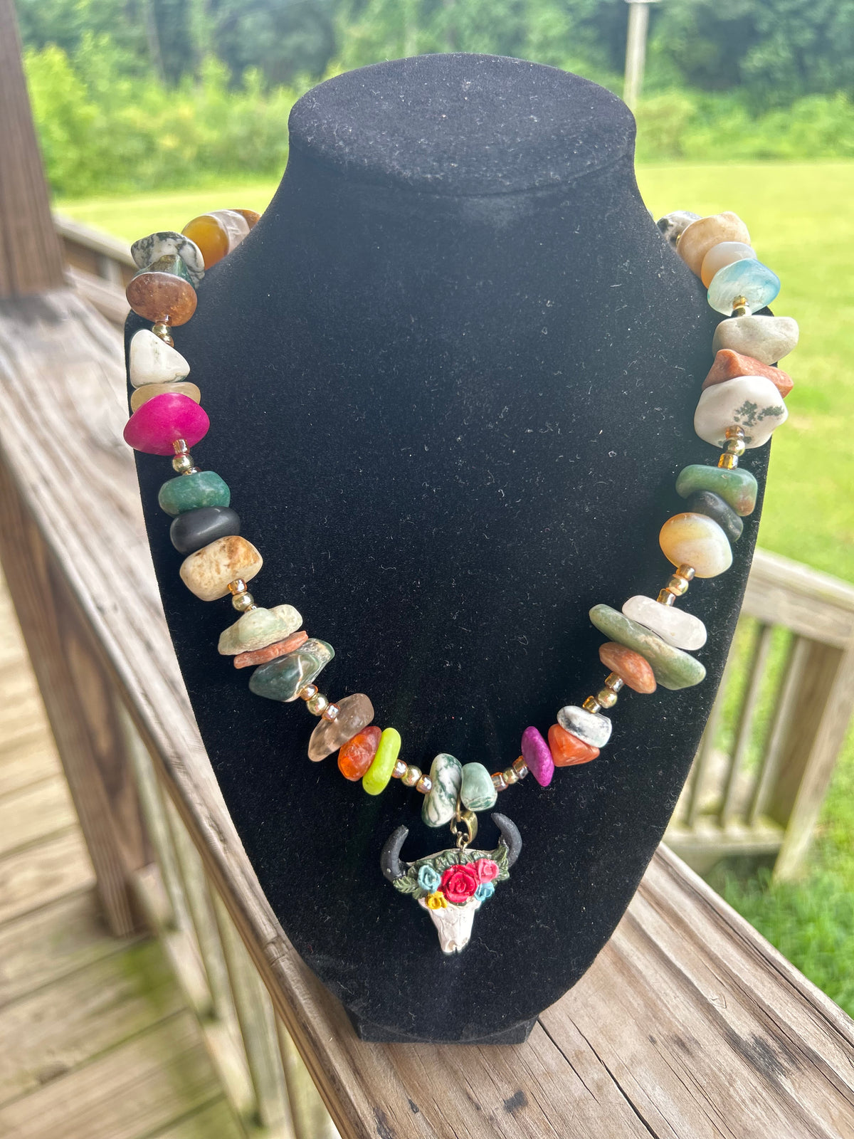 Chunky Statement Longhorn Necklace