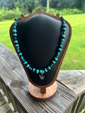 Handmade ASL "I Love You" Necklace | Turquoise Beaded Necklace | American Sign Language Jewelry | Meaningful Gift for Her